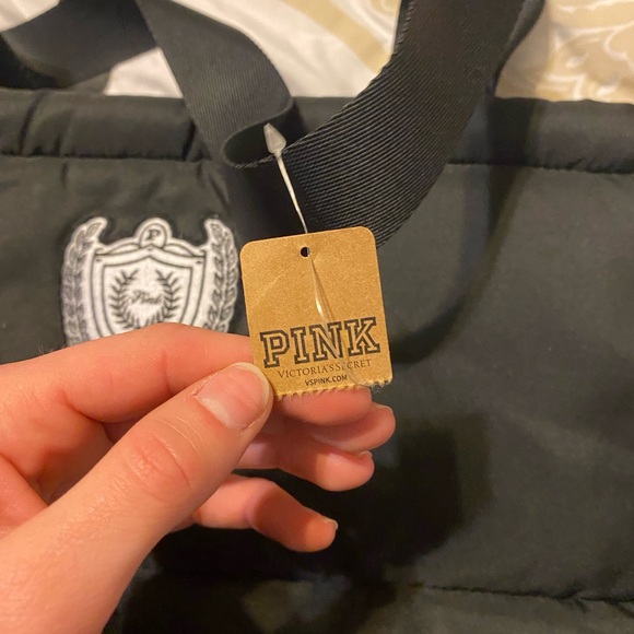 PINK Victoria's Secret Black tote bag - Picture 2 of 2